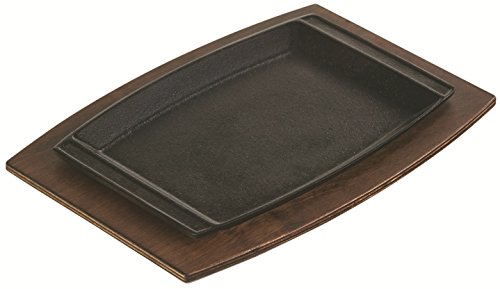 Lodge Cast Iron Rectangular Griddle, 11.56" x 7.75", 11.56", Black