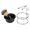 Shaving Razor Kit, 4Pcs Shaving Kit Manual Razor + Stainess Steel Stand Holder + Brush + Bowl Set, Best Fathers Day Gift