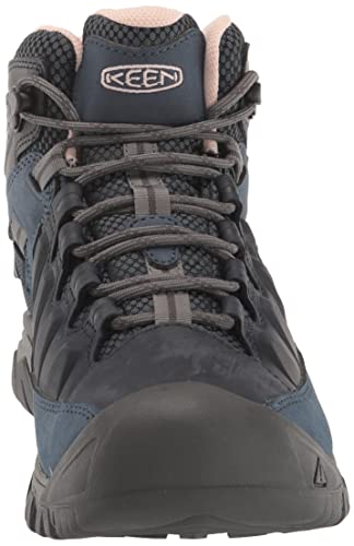 KEEN Female Targhee III Mid WP Vintage Indigo Peachy Keen Size 9 US Hiking Boot