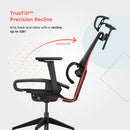 ErgoTune Supreme Ergonomic Office Chair - Adjustable Backrest Desk Chair, Lumbar Support, Headrest, 5D Armrests - High Back Breathable Durable Mesh Recline (Charcoal Black)