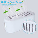 MIVIDE Cable Storage Box, 32 x 13 x 11.5 cm Cable Cover, Non-Slip, Dustproof, Electric Cable Box for Office, Home (White)