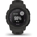 Garmin 010-02564-10 Instinct 2S Solar 40mm GPS Smartwatch Graphite Bundle with 2 Year Premium Protection Plan