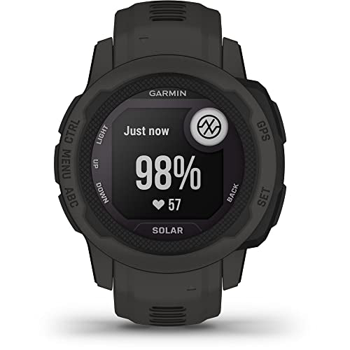 Garmin 010-02564-10 Instinct 2S Solar 40mm GPS Smartwatch Graphite Bundle with 2 Year Premium Protection Plan