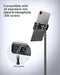 elitehood Newest Aluminum iPad Holder for Mic Stand, Side Mount iPad Music Stand Holder for Microphone, 360° Swivel Tilt Adjustable Mic Stand Tablet Holder for iPad, iPhone and More 4-13in Tablet