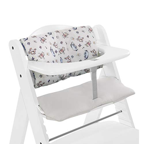 Hauck Alpha+ Highchair Pad Deluxe, Winnie The Pooh Exploring - Highchair Cushion, Soft Fabric, Machine Washable