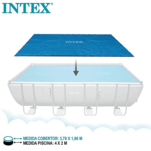 Intex Solar Pool Cover, Blue, 400 cm Length x 200 cm Width