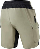 Men's Mountain Bike Shorts 3D Padded Bicycle MTB Shorts Loose-fit Lightweight MTB Cycling Shorts