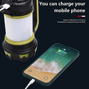 Camping Lantern, Outdoor Led Camping Lantern, Rechargeable Flashlights with 1000LM, 6 Modes, High Power Bank, IPX5 Waterproof Portable Emergency Camping Light for Fishing, Hiking, Reading