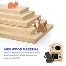 2 Layer Large Wooden Cat House Condo Indoor Kitty Scratching Playhouse Durable for Cats Rabbit