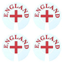 Acclaim Jumbo 6 cm 1 x England Red 1 x England Black Red Lawn Bowls Identification Stickers Markers 2 Full Sets of 4 Self Adhesive