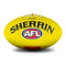 Sherrin AFL Replica All Surface Football, Yellow, Size 5