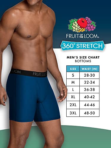 Fruit of the Loom Men's Tag-Free Cotton Briefs, 6 Pack-Assorted