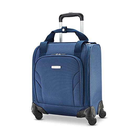 Samsonite Underseat Carry-on Spinner with USB Port, Ocean, One Size, Underseat Carry-on Spinner with USB Port
