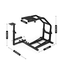 AUSWAY Racing Steering Wheel Stand Adjustable Gaming Simulator Stand for Logitech G25 G27 G29 G920 Xbox Xbox360 PS2 PS3 PC WII