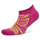 Balega Ultralight No Show Athletic Running Socks for Men and Women (1 Pair), Electric Pink/Tangerine, Small