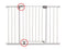 Dreambaby Liberty Extra-Wide Baby Safety Gate - with Smart Stay-Open Feature - Fits Openings 99-105.5cm Wide & 76cm Tall - White - Model F867