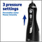 Waterpik Cordless Advanced Water Flosser For Teeth, Gums, Braces, Dental Care With Travel Bag and 4 Tips, ADA Accepted, Rechargeable, Portable, and Waterproof, Black WP-582