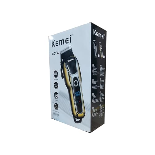 KEMEI Hair Clippers for Men Trimmer for Men Professional Hair Trimmer Beard Trimmer Barber Hair Cut Grooming Kit Machine Cordless Quiet.KM-1990