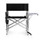 Picnic Time ONIVA - a Brand - Sports Chair with Side Table, Beach Chair, Camp Chair for Adults, (Black)