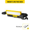 STANLEY PSL1000S Adjustable 45 COB LED Workbench Light with AC Power Outlets, Dual 2.1 Amp USB Charging Ports, and Tool Storage