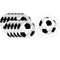 Fenghu Soccer Birthday Party Supplies Football Party Tableware Set, 20 Plates and 20 Napkins, Soccer Theme Birthday Party Decorations
