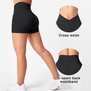 YEOREO Grace Workout Shorts for Women Butt Lifting High Waisted Tummy Control Gym Yoga Biker Shorts,