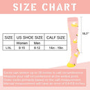 Junely 3 Pairs Compression Socks for Women 20-30 mmhg Knee High Socks for Support Circulation Nurse Pregnancy Sports Travel, A9-fruit, One size