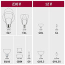 Paulmann 28522 LED lamp Vintage AGL 6W Retro Light Bulb All-use lamp dimmable Filament E27 Filament Gold 1700K Gold Light 470 lumens