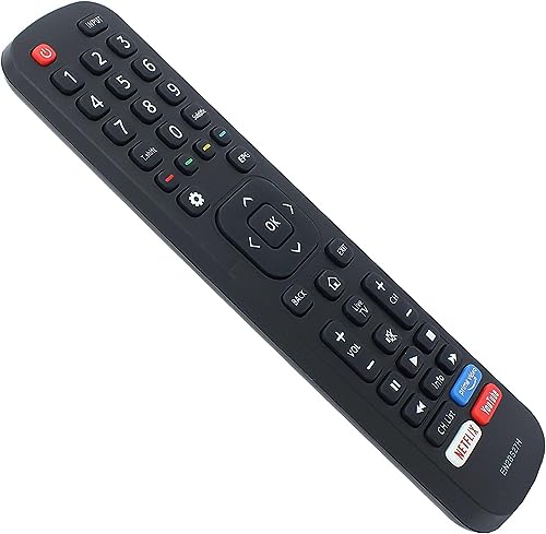 Universal Remote Control for Hisense Remote Control - Direct for All Hisense TV Remote Control LED Smart TVs, with Shortcut Buttons for Netflix, Prime Video, YouTube EN2BS27H