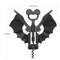 zhenzhenhao Wine Opener,Wing Corkscrew,Zinc Alloy Bat Shaped Wine Bottle Opener,2 in 1 Red Wine Beer Bottle Opener for Wine Enthusiast Waiters Chrome