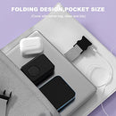 𝑼𝒑𝒈𝒓𝒂𝒅𝒆 Foldable Magnetic Wireless Charger 3 in 1,Fast Wireless Charging Pad,VNBBT 15W Charging Station for iPhone 15/15 Pro Max/15 pro/14/13/12,AirPods Pro,Apple Watch 9/8/7/6/5/4,Black