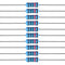 10K Ohm 0.25W 1% Metal Film Resistor - Pack of 100