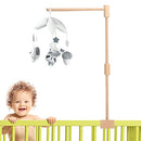 Crib Mobile Holder Arm | Wooden Nursery Mobile Arm,Rotated Baby Mobile for Crib with Hanging Holes for Children Room, Bedroom, Baby’s Room for Mothers, Friends,