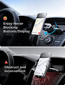 LISEN CD Phone Holder Mount for Car [2 Mounting Options] for CD MagSafe Car Mount, Adjustable iPhone 15 Car Mount CD Magnetic Phone Holder Mount for Car Fit for iPhone 15 Pro Plus Max Mini 14 13 12