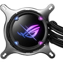 ASUS ROG Strix LC II 360 ARGB All-in-one AIO Liquid CPU Cooler 360mm Radiator, Intel LGA1700, 115x/2066 and AMD AM4/TR4 Support,Triple 120mm 4-pin PWM Addressable RGB Radiator Fans