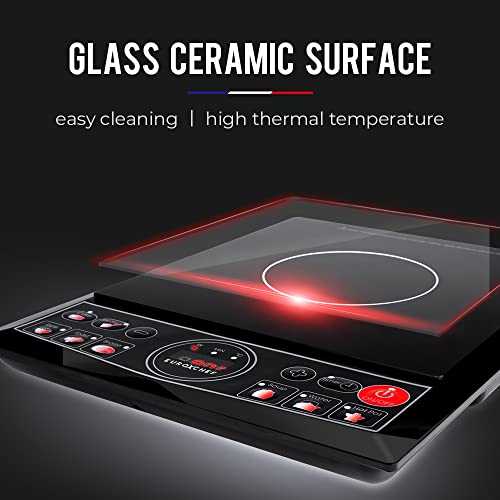 EuroChef 2000W Electric Induction Portable Cooktop