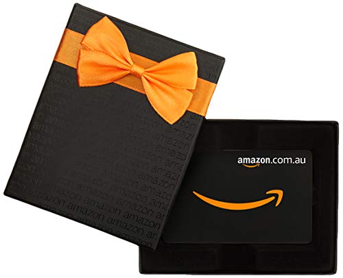 Amazon.com.au Gift Card for Custom Amount in a Black Gift Box