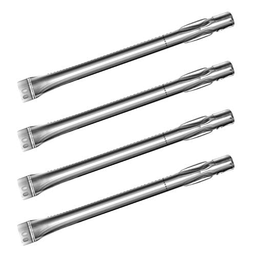 Hongso SBI521(4-Pack) Stainless Steel Burner Replacement for Select Brinkmann and Charmglow Gas Grill Models (15 5/16