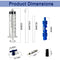 MUQZI Bike Tubeless Tire Sealant Injector Syringe Set for Stans No Tubes sealant and Presta Valve Core Removal Tool (60ml)