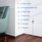 ZhiYo Cord Cover Wall Kit, 94.5in Cord Hider Wall Mounted TV, Wire Covers for Cords, Paintable Wire Hiders for TV On Wall, TV Cable Hider Wall Kit, Wall Cord Concealer, 6 x L15.7in W0.98 H0.5in, White