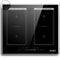 Induction Hob 4 Cooking Zones, 59cm Built-in Electric Cooktop, 2 Flex Zones for BBQ Function, with Slider Touch Control, Timer, Boost and Child Lock，9 Power Levels，7200W