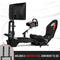 Racing Simulator Cockpit Adjustable Gaming Chair with Monitor Stand Racing Wheel Stand with Seat Logitech G25 G27 G29 G920 Xbox Xbox360 PS2 PS3 PC WII