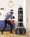 JUOIFIP Freestanding Punching Bags for Adults - 69" Freestanding Heavy Boxing Bag for Adult - Men Standing Boxing Bag Inflatable Kickboxing Bag for Home Office Gym ï¼Ë†with Gift Boxï¼â€°