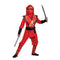 Disguise Kai Costume for Kids, Deluxe Lego Ninjago Legacy Themed Children's Character Jumpsuit, Child Size Small (4-6), Red & Black (105409L)