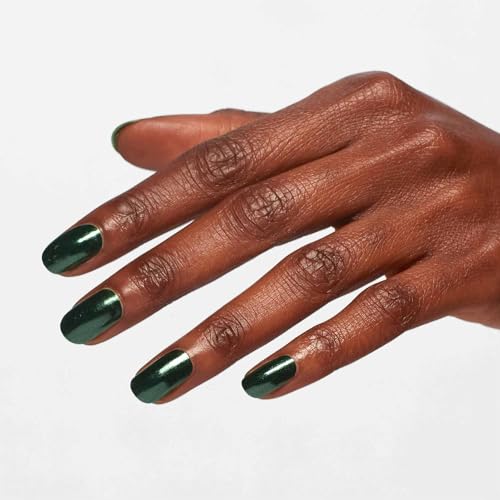 OPI Infinite Shine, Opaque Shimmer Finish Green Nail Polish, Up to 11 Days of Wear, Chip Resistant & Fast Drying, Holiday 2023 Collection, Terribly Nice, Peppermint Bark and Bite, 0.5 fl oz