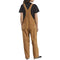 Dickies Women's Denim Bib Overall, Rinsed Brown Duck, Small