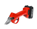 Electric Pruning Shear Rechargeable Garden Scissors Cordless Secateur Tree Branches Cutter + 2 Batteries