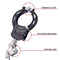 LEFELWEL Scooter Lock,Bike Chain Lock,Electric Scooter Locks Anti Theft for Electric Scooter Segway,Ninebot,Xiaomi, Razor and Bicycle Lock Cable Accessories, (LFW_LOCK)