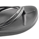 Havaianas Women's Wedges Flip-Flop, Steel Grey Steel Grey, 10 US