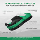 (New 2023) 220+ lbs Plantar Fasciitis Strong Arch Support Insoles Inserts Men Women - Flat Feet - Orthotic Insoles High Arch for Arch Pain - Work Boot Shoe Insole - Heavy Duty Support Pain Relief